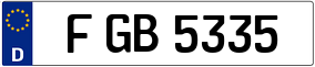 Truck License Plate